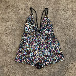 Sequin romper
